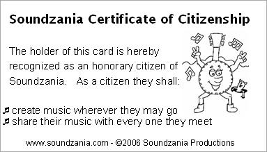 Soundzania Citizen Card Soundzania Citizen Card
